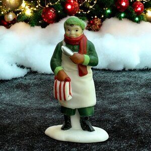 Dept 56 Popcorn Vendor - Vendor Filling Popcorn - Loose Figurine - 1989